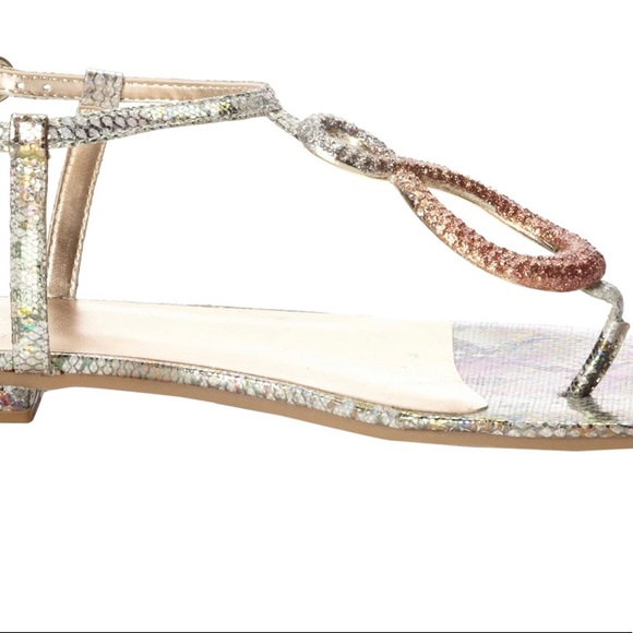 Nine West Sandals  Zeonette EUC Ombré Jewels Size 7 Super Comfy & Stylish! - Picture 2 of 11